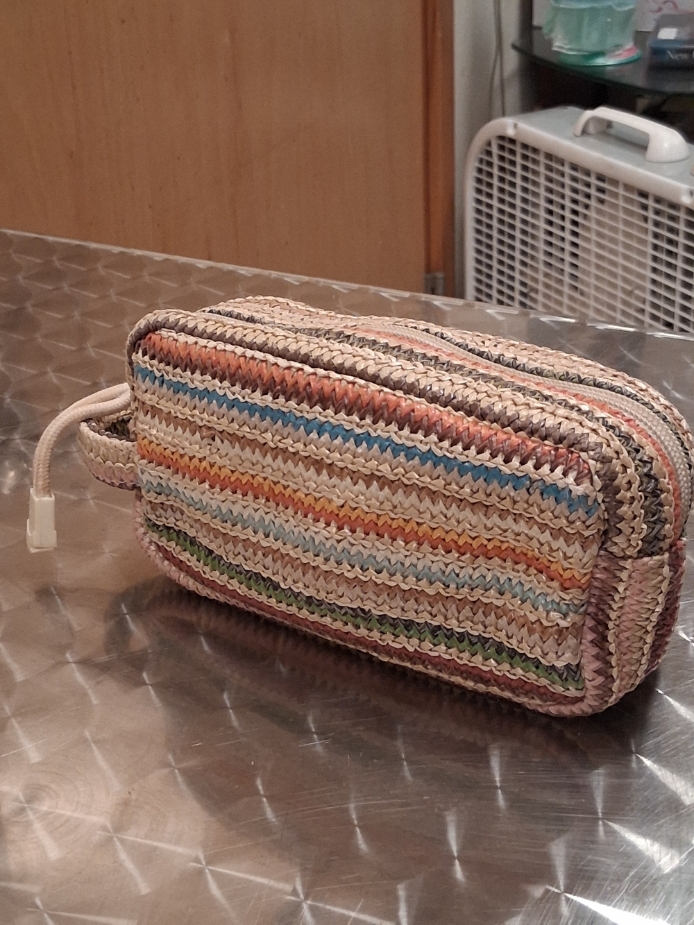 wild fable Multicolor Woven Stripe Cosmetic Pouch